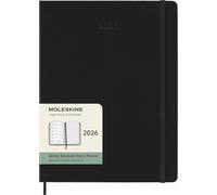 Moleskine 2026 Weekly 12M Diary/Planner Black XL Hardcover