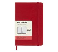 Moleskine 2027 12M Daily Pocket Hardcover Notebook: Scarlet Red
