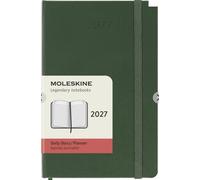 Moleskine 2027 12M Weekly hard cover daily diary Notebook planner myrtle green L
