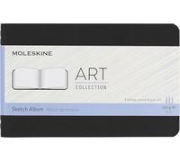 Moleskine 9 x 14 cm Pocket Size Art Collection Sketchbook, Drawing Pad with Hard Cover, Paper Suitable for Pens, Pencils and Charcoal, Colour Black, 72 Pages