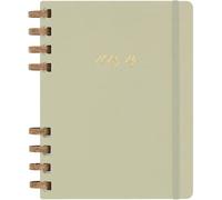 Moleskine Akademischer Monatsplaner 2023 -2024, 12-Monats-Wochen-und Monatsplanner, Universitätskalender mit Festem Einband, Größe: XL 20 x 25 cm, Crush Kiwi