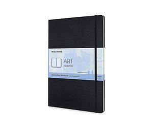 Moleskine - ART A4 WATERCOLOUR NOTEBOOK BLACK - Hardback - E245z