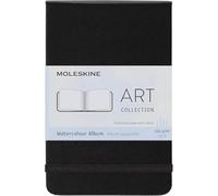 Moleskine Pocket Watercolour Album 9 x 14 cm, Hardcover, Elastic Closure, 60 Pages, Black
