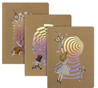 Moleskine Cahier Journal Le Avventure di Alice nel Paese delle Meraviglie,Set 3