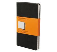 Moleskine Cahier Journal, Ruled, 5 1/2 X 3 1/2, Black Cover, 64 Sheets
