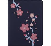 Moleskine Cahier Journal Sakura, Lined Notebook, Singer Stitched Cover, with 16 Detachable Sheets, XL Size 19 x 25 cm