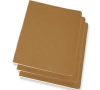 Moleskine Ruled Cahier Journal Extra Large Set of 3 - KRAFT