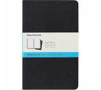 Moleskine Cahier Large Journal - Set of 3 Notebooks - 13 x 21cm - Black - Dotted