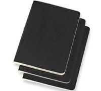 Moleskine Notebook, Plain Page Journal, Cardboard Cover, 16 Detachable Sheet, Pocket Format 9x14 cm, Black Color