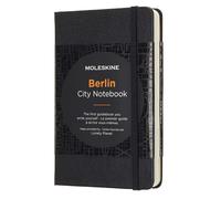 Moleskine City Notebooks Berlin with Plain and Ruled Page, Notebook with Hard Cover, Elastic Closure and City Maps, Black Colour, Size 9 x 14 cm, 220 Pages