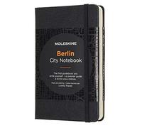 Moleskine City Notebooks Berlin with Plain and Ruled Page, Notebook with Hard Cover, Elastic Closure and City Maps, Black Colour, Size 9 x 14 cm, 220 Pages