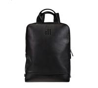 Moleskine Device Bag Classic Leather Vertical PC Backpack – 15'' Laptop, 30x8.5x40 cm – Black