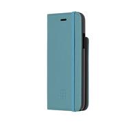 Moleskine Classic Book-Type Case for iPhone X - Protective Book-Type Case for Smartphone with XS Volant Journal for Notes - Colour Reef Blue