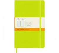 Moleskine Classic Collection Large Hard Cover Notebook - Lemon Green - Ruled