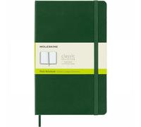 Moleskine Classic Collection Large Hard Cover Notebook - Myrtle Green - Plain