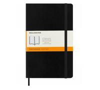 Moleskine Classic Ruled Paper Notebook - Soft Cover and Elastic Closure Journal - Color Black - Large 13 x 21 A5 - 192 Pages