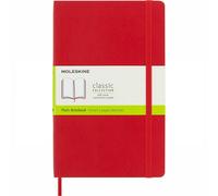 Moleskine Classic Collection Large Soft Cover Notebook - Scarlet Red - Plain