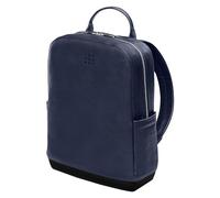 Moleskine Classic Collection Leather Backpack, Backpack for PC compatible with Tablet, Laptop iPad up to 15", Size 32 x 42 x 11 cm, Sapphire Blue