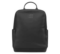 Moleskine Classic Collection Leather Backpack, Fits up to 15" Laptop / Tablet / iPad, Size 32 x 42 x 11 cm, Black