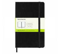 Moleskine Classic Collection Medium Hard Cover Notebook - Black - Plain