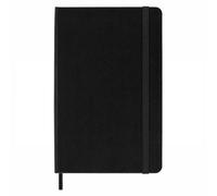 Moleskine Medium Plain Hardcover Notebook: Black