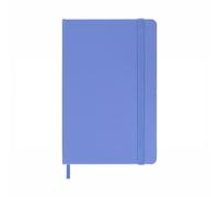 Moleskine - Classic Notebook, Ruled Notebook, Hard Cover and Elastic Closure, Size Pocket 9 x 14 cm, Colour Hydrangea Blue, 192 Pages