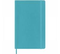 Moleskine Reef Blue Notebook Large Plain Soft - - book