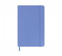Moleskine Classic Notebook, Notebook With Ruled Pages, Soft Cover and Elastic Closure, Hydrangea Blue, Pocket, 9 x 14 cm, 192 Pages