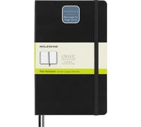 Moleskine Expanded Large Plain Hardcover Notebook: Black