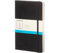 Moleskine Classic L Hard Cover Dotted Notebook in Black Moleskine Black