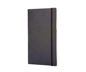 Moleskine Classic L Soft Cover Plain Notebook (One Size) (Solid Black)