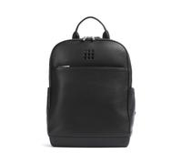 Moleskine - Classic Pro Collection Leather Backpack, Professional Office Backpack, Laptop Backpack for Laptop, iPad, Notebook up to 15'', Dimensions 43 x 33 x 14 cm, Color Black