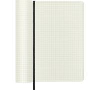 Moleskine Classic Soft Large Notebook - Squared, Softcover, Elastic Closure, Black, 13 x 21 cm