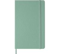 Moleskine Classic Notebook - Blank Pages with Hard Cover and Elastic Closure, Sage Green Color, Large Size 13 x 21 cm