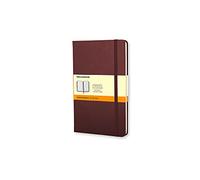 Moleskine Classic Notebook, Hard Cover, Large (5" x 8.25") Ruled/Lined, Amaranth Red, 240 Pages