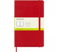 Moleskine Large Plain Hardcover Notebook Red