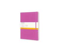Moleskine Classic Notebook, Hard Cover, XL (7.5" x 9.5") Ruled/Lined, Magenta, 192 Pages