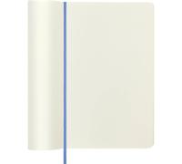Moleskine Classic Notebook - Large 13x21 cm, Soft cover, Elastic Closure, Hydrangea Blue, 240pp