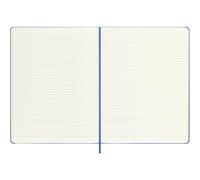 Moleskine Classic Notebook Extra Large – Ruled Hardcover, Elastic Closure, Hydrangea Blue 19 x 25 cm