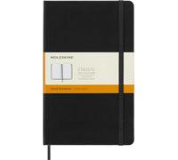 Moleskine - Large Hardback Ruled Notebook - Black