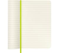 Moleskine Classic Notebook, Notebook With Ruled Pages, Soft Cover and Elastic Closure, Lemon Green, Pocket, 9 x 14 cm, 192 Pages