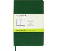 Moleskine Classic Plain Paper Notebook, Hard Cover and Elastic Closure Journal,