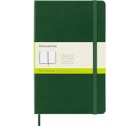 Moleskine Classic Plain Paper Notebook, Hard Cover and Elastic Closure Journal,