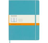 Moleskine Classic Notebook Reef Blue Extra Large Hardcover Plain Elastic Closure
