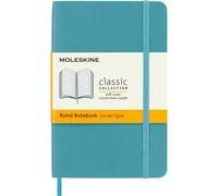 Moleskine Classic Notebook Reef Blue Pocket Softcover Elastic Closure Journal