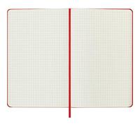 Moleskine Classic Notebook Scarlet Red Large Hardcover Elastic Closure Journal