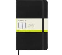 Moleskine Classic Plain Paper Notebook Hard Cover and Elastic Closure Journal