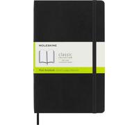 Moleskine Classic Plain Paper Notebook Soft Cover and Elastic Closure Journal