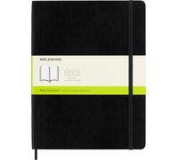 Moleskine Classic Plain Paper Notebook Soft Cover and Elastic Closure Journal