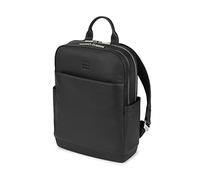 Moleskine - Classic Pro Collection Leather Backpack, Professional Office Backpack, Laptop Backpack for Laptop, iPad, Notebook up to 15'', Dimensions 43 x 33 x 14 cm, Color Black